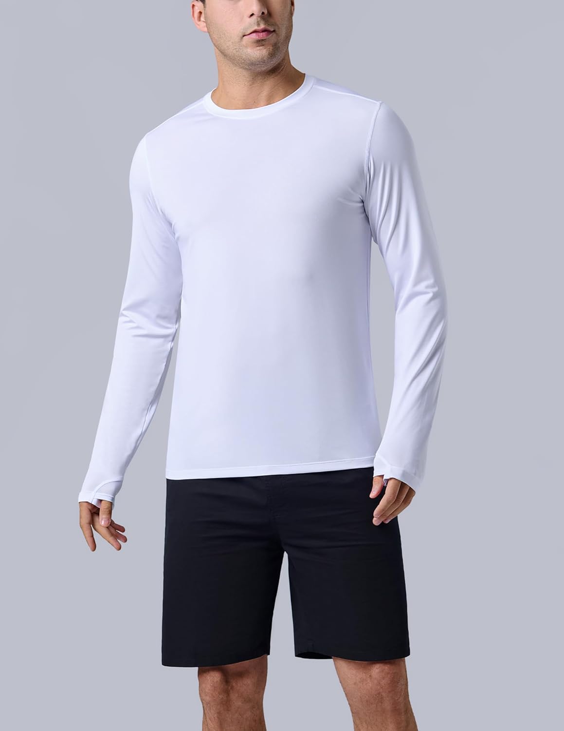 Skiennix Men's Dry Fit Long Sleeve T-Shirts - Lightweight Athletic Performance Tops | 3 Pack for Hiking
