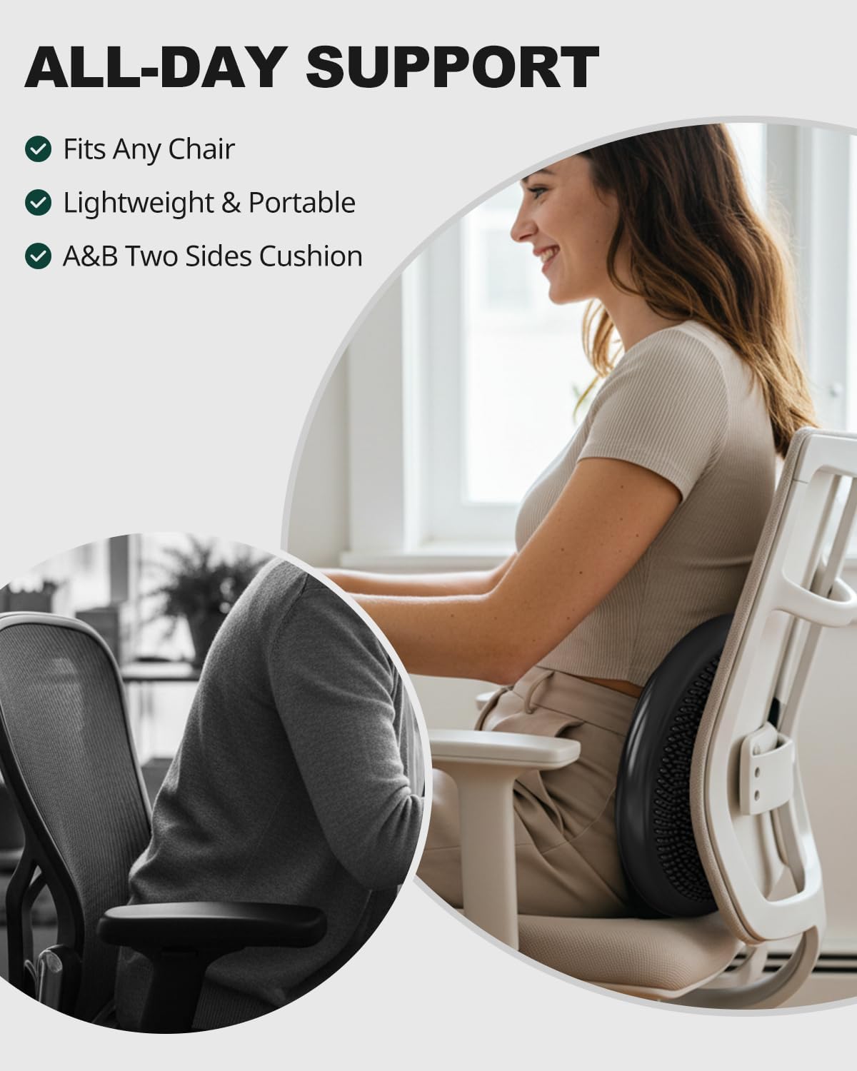 Trideer Wobble Cushion - Core Balance Disc for Flexible Seating | Sensory Wiggle Seat for Kids