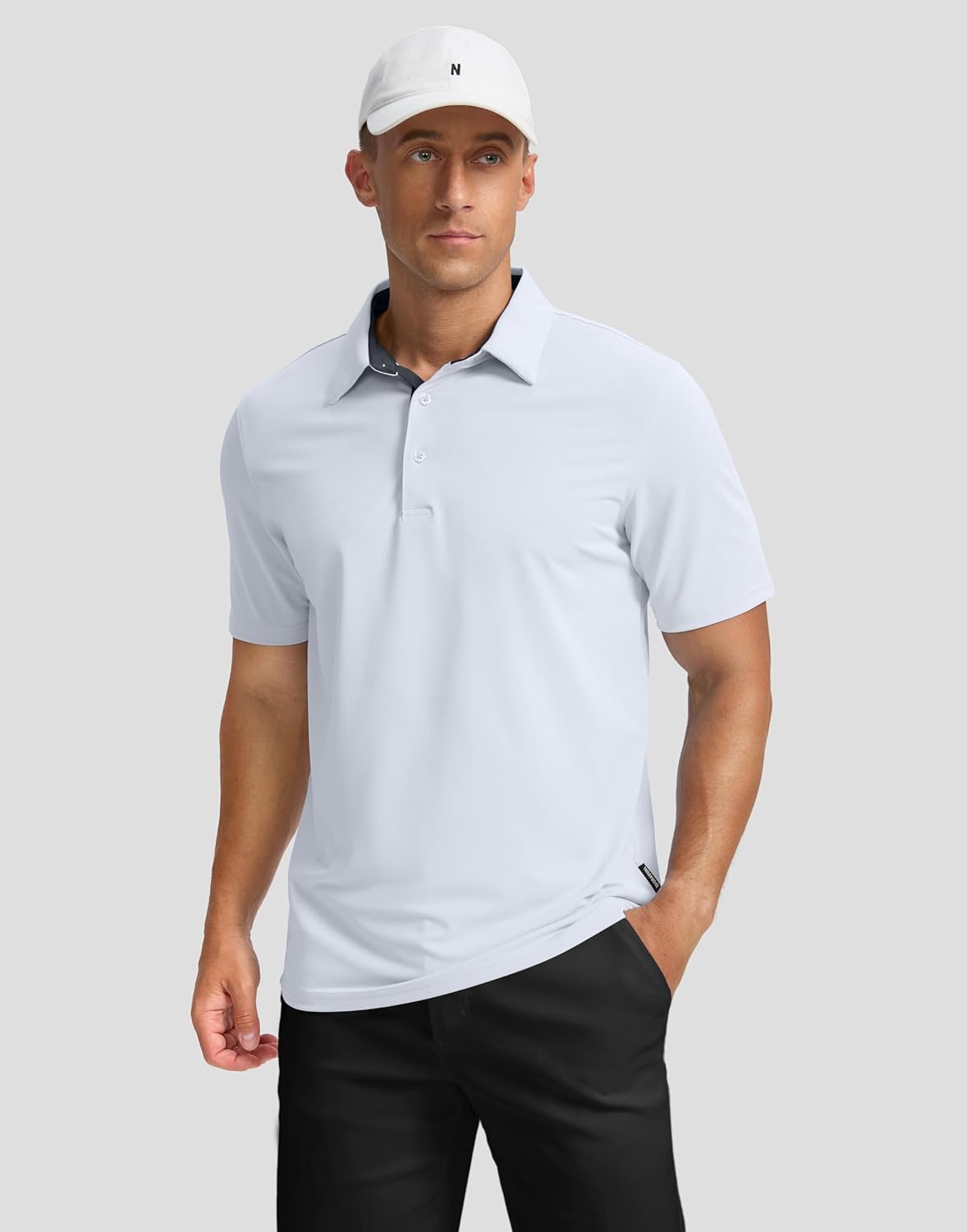 Skiennix Men's Golf Shirts - Moisture-Wicking Performance Polo | Short Sleeve Casual & Athletic Wear