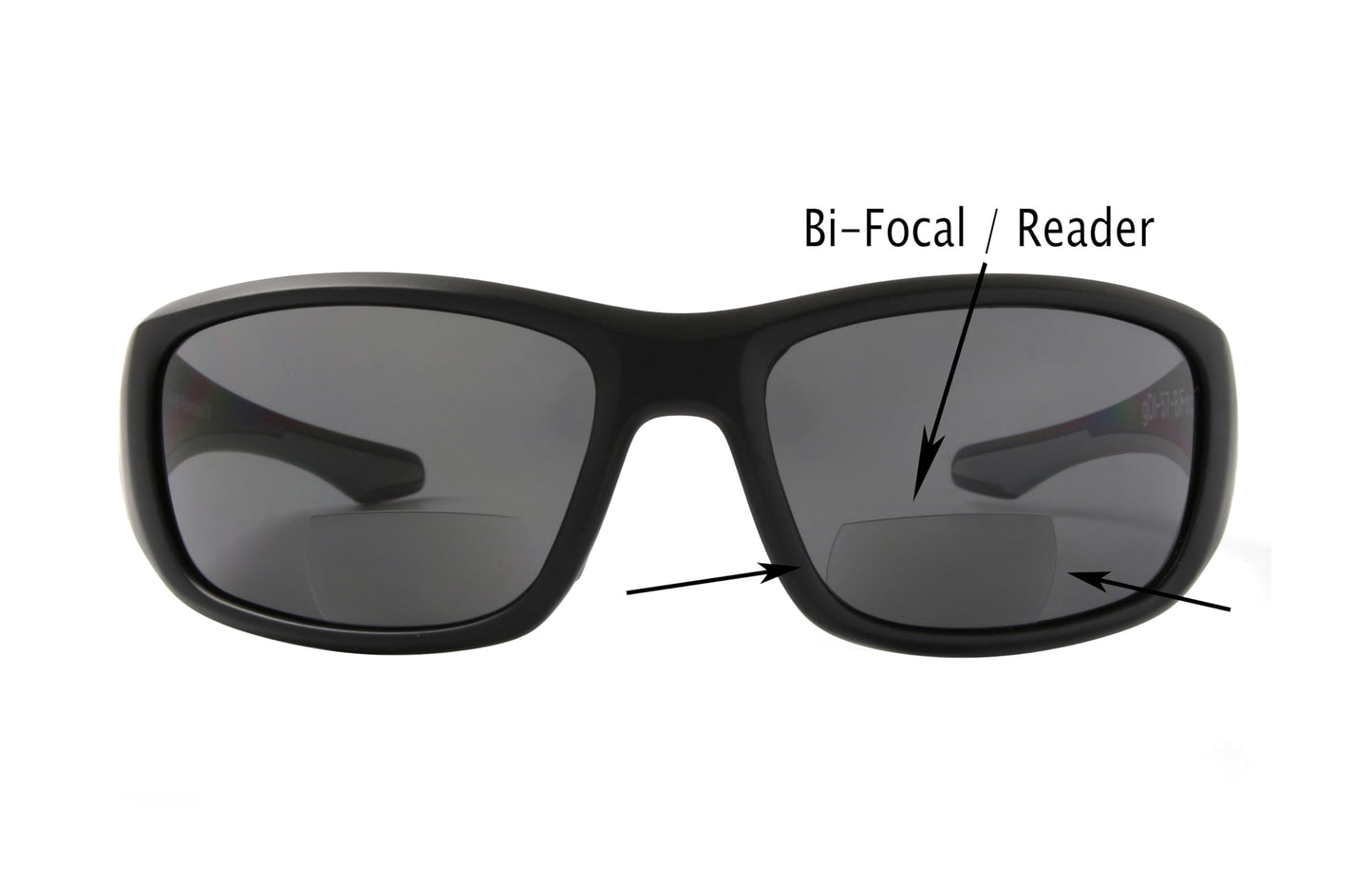 Fishoholic Polarized Bi-Focal Fishing Sunglasses with Reader Magnification (1.5x, 2.0x, 2.5x Options) and UV400 Protection