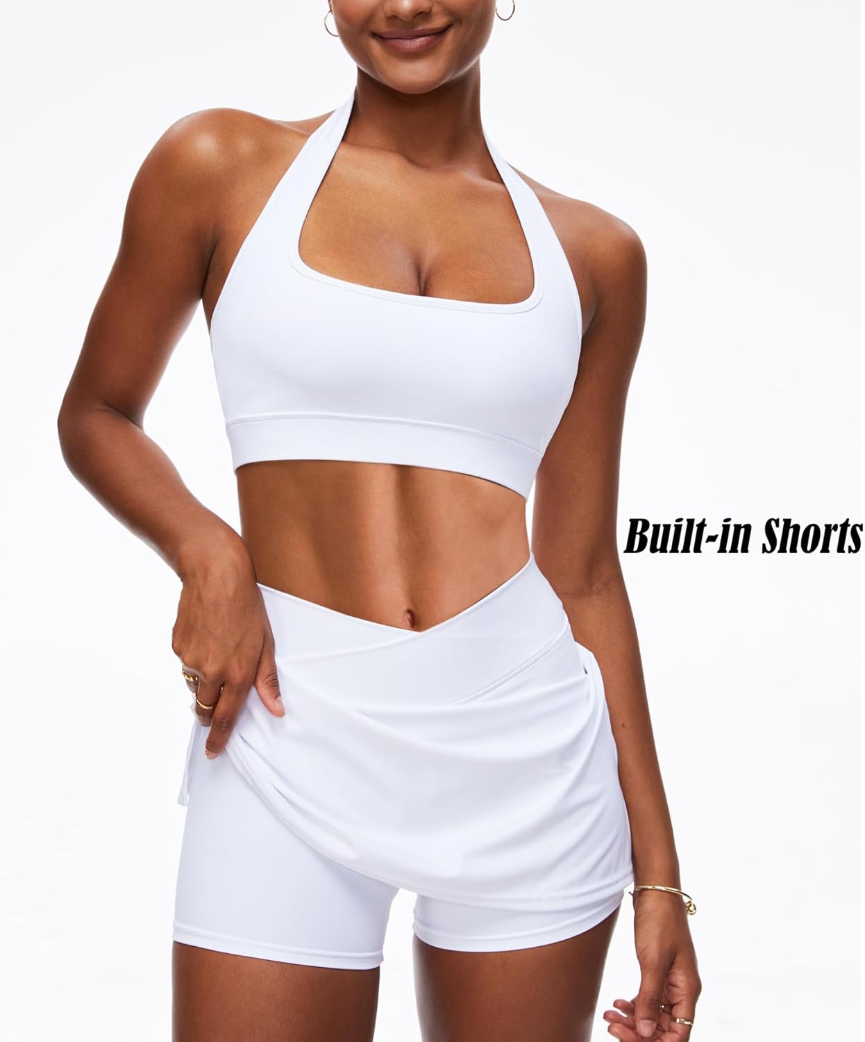 Navneet High Waisted Bodycon Mini Skirt - Athletic Pickleball & Tennis Skorts for Women