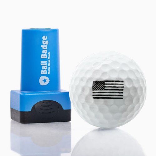 HODL 21 Ball Badge - Golf Ball Stamp (The America Series) Golf Ball Marker, Reusable Golf Ball Marking Tool to Identify Golf Balls (American Flag)