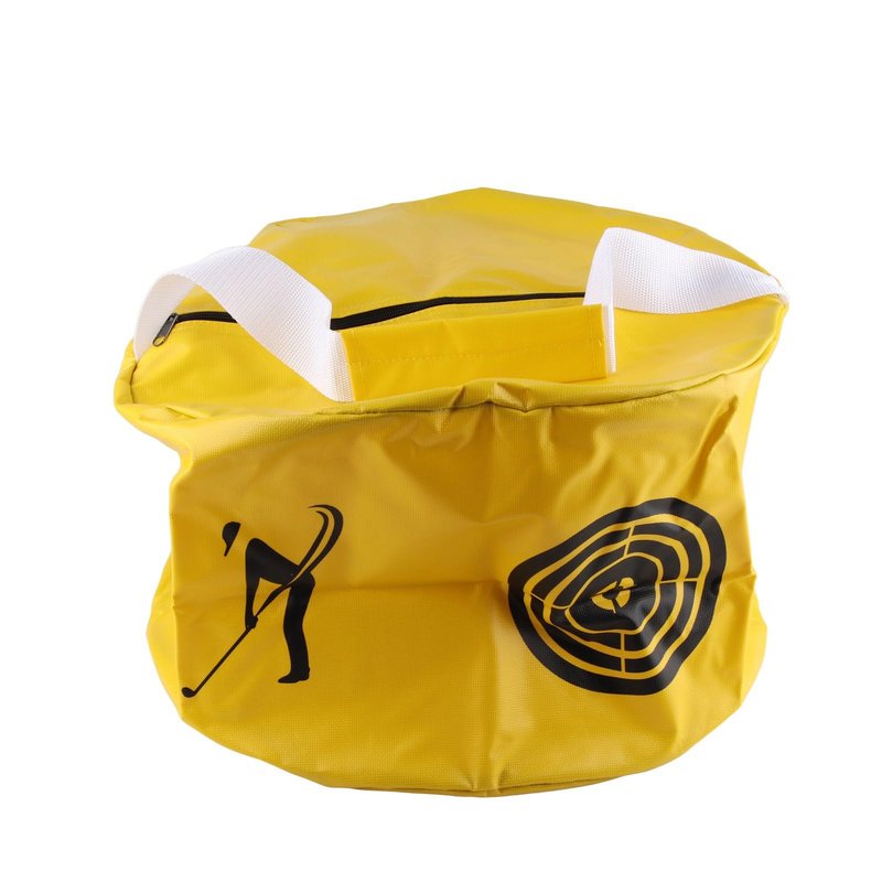 Yosoo Health Gear 2 Colors Soft Impact Bag Smash Bag Training Aid Impact Bag Swing Trainer for Impacting Training(Yellow)