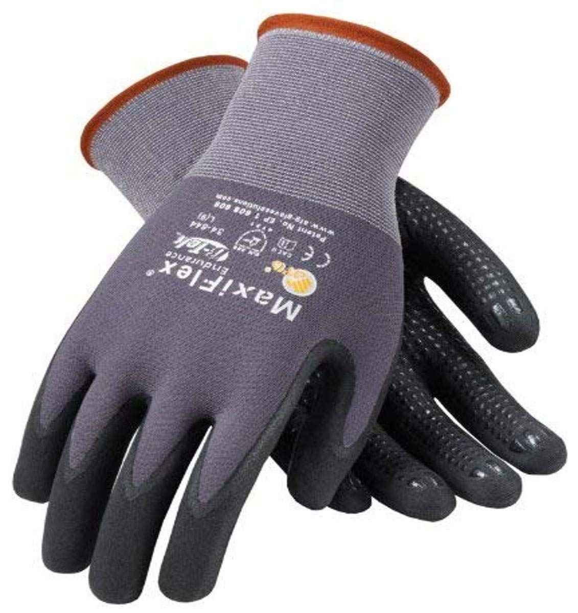 MaxiFlex Endurance Knit Gloves - Small, Gray (Pack of 12) for Ultimate Grip