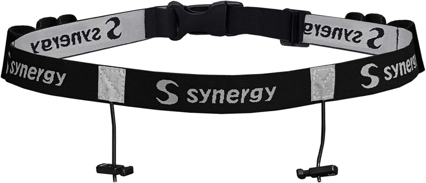 Synergy Race Day Number Belt - Lightweight Running & Triathlon Gear | Adjustable Fit