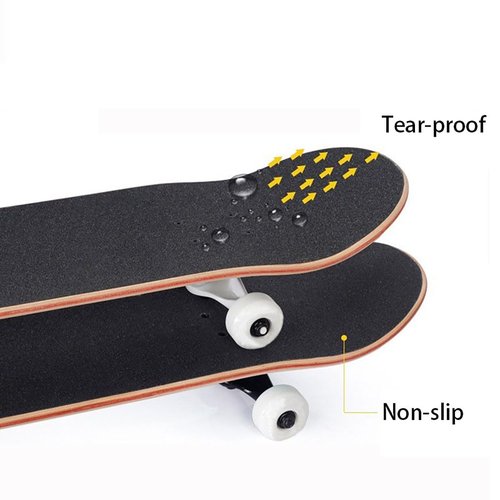 YIYIMIMO 2 Pcs Professonal Skateboard Grip Tape 33" x 9" Size with No Air Bubble Function for Both Beginners and Experienced Skaters