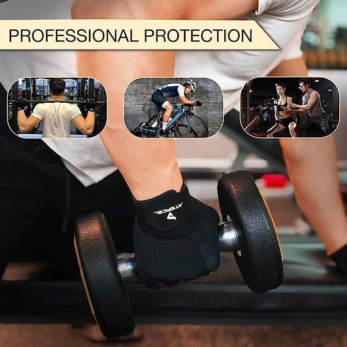 Snug Fit Workout Gloves for Weight Lifting and Gym Training