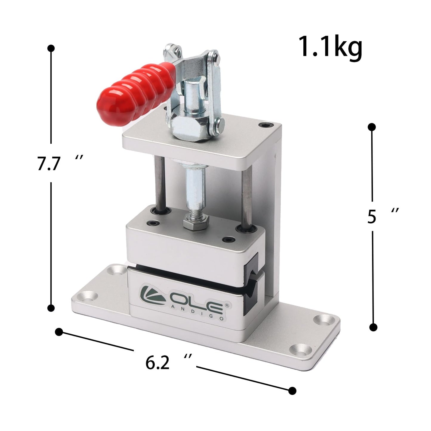 OLE ANDIGO Golf Club Regrip Vise Tool Professional Golf Club Gripping Station with Hook Blade Utility Knife,Quick Shaft Clamp,Golf Club Shaft Clamp Gripping Vise Tool for Domestic,Golfer