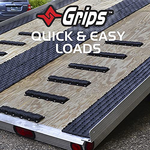 Snowmobile Trailer Traction Grips Kit - 6-Piece 15-Inch Set