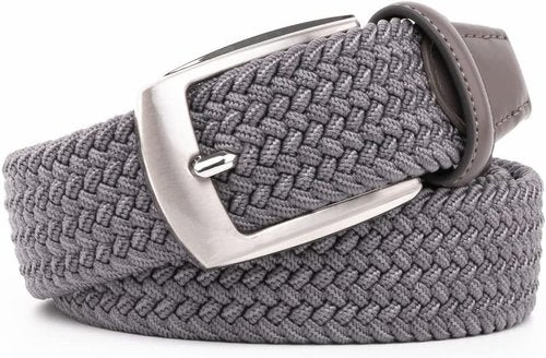 Fabio Valenti Canvas Woven Stretch Braided Belts - Multicolored Options for Men & Women
