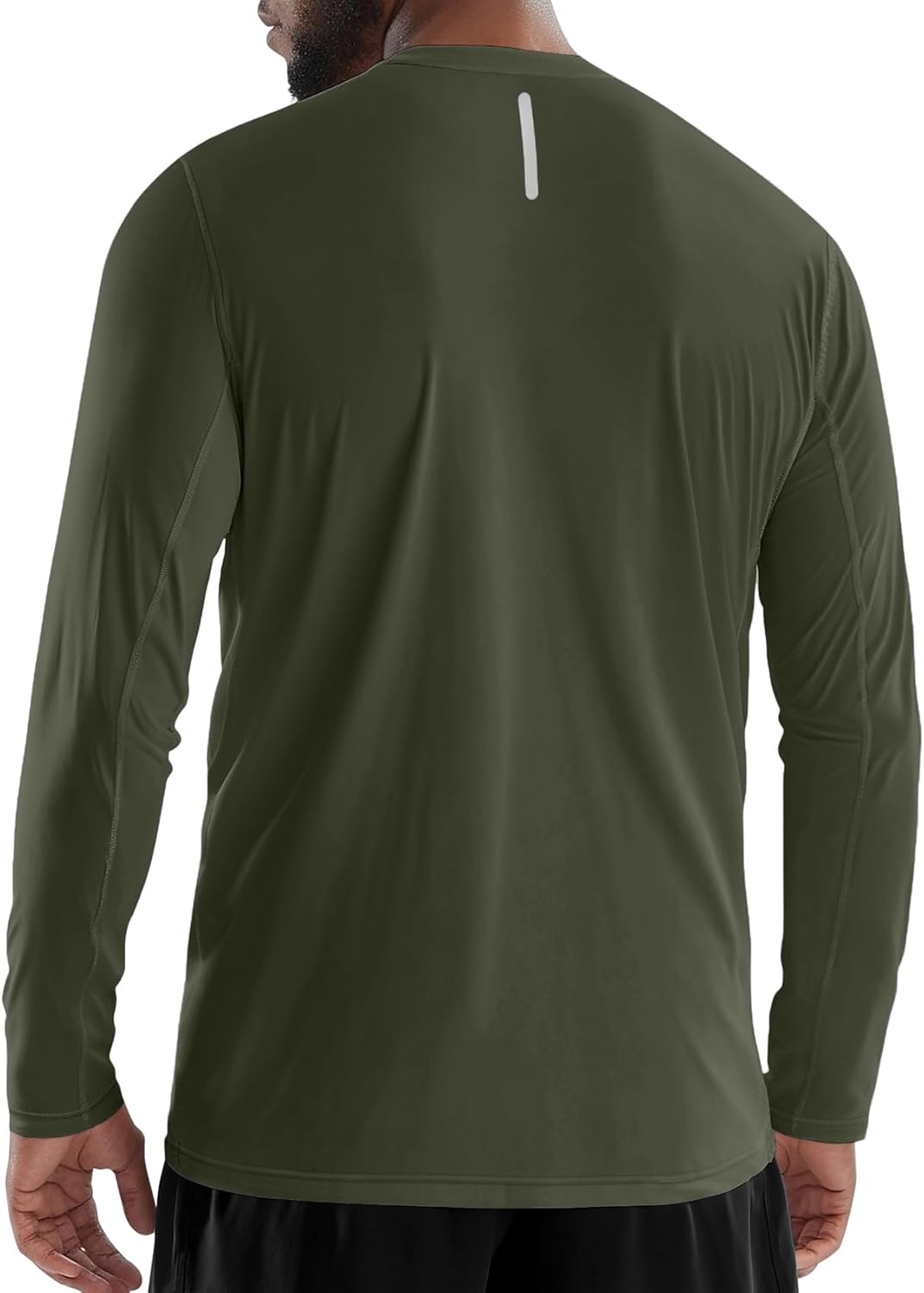 Zengjo Long Sleeve Athletic Shirt - Moisture Wicking Performance Tee for Men | UV Protection