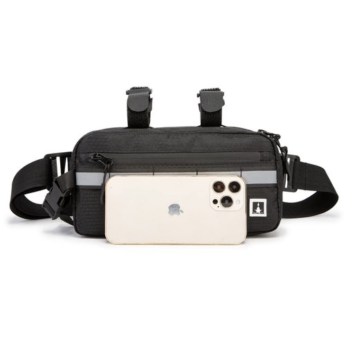 ROYALFAIR Waterproof Bike Handlebar Bag… (Black)