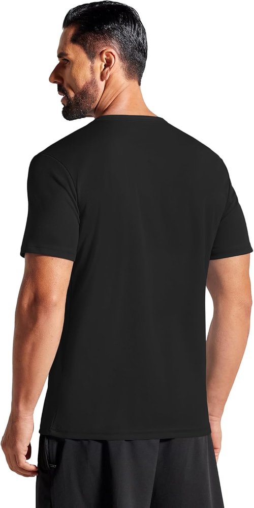 COOFANDY Men's Athletic T-Shirts - 3 Pack Quick Dry Moisture-Wicking Workout Shirts for Gym & Casual Wear