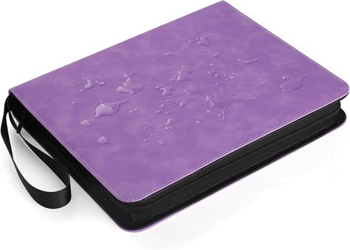GERMUN 720 Card Binder - Premium 9 Pocket Double-Sided Album for MTG, TCG & Sports Cards | Light Purple
