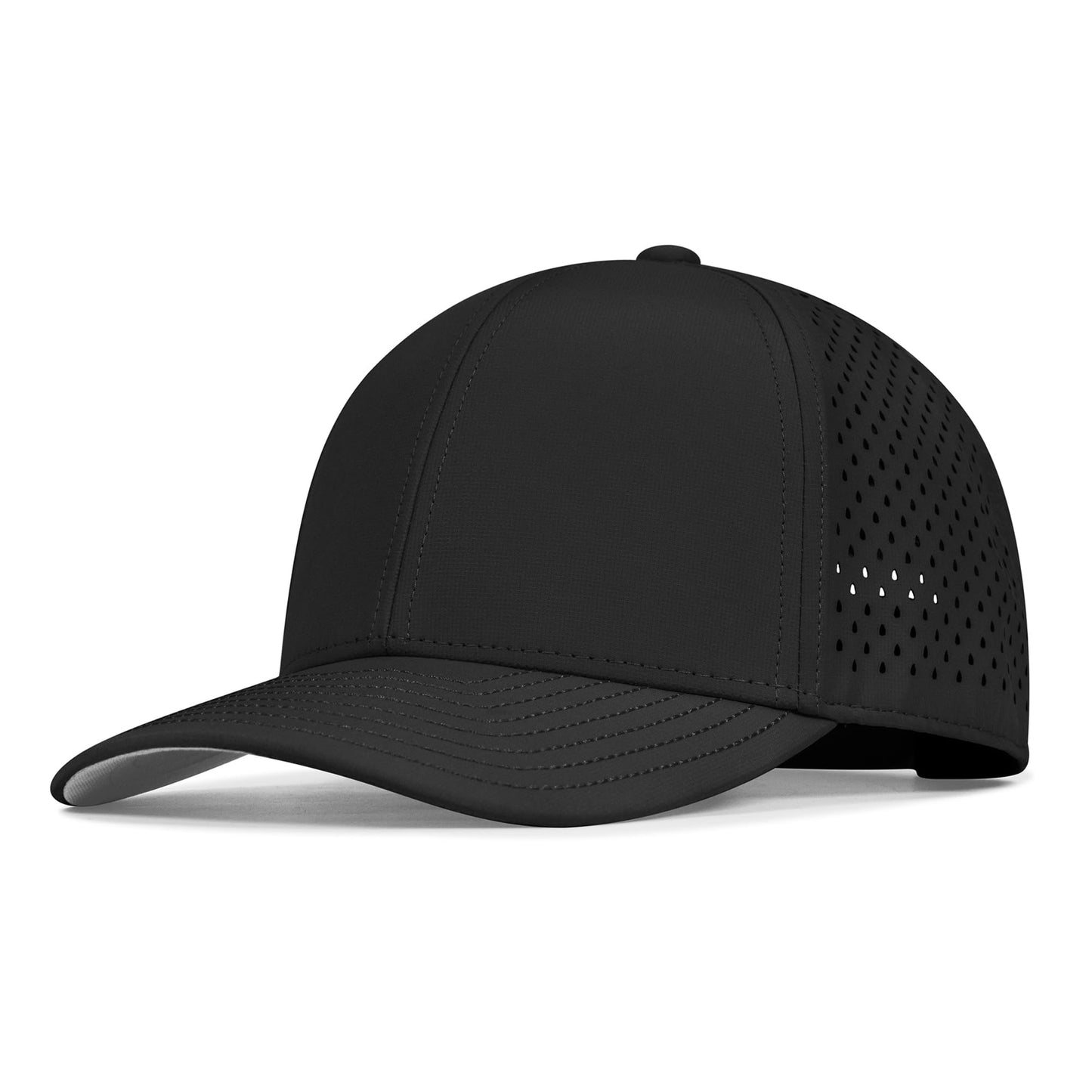 Chaseshine Performance Snapback Hats for Men Women,7 6 Panel Baseball Cap,Golf,Running,Workout