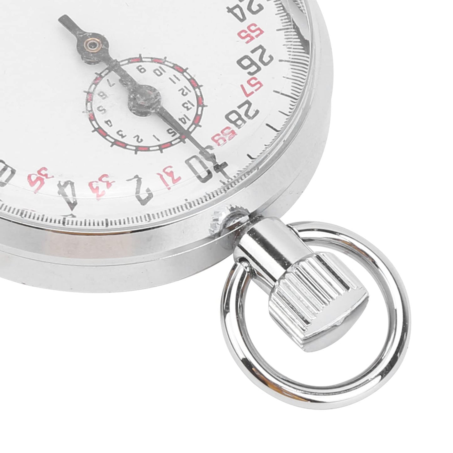 Mechanical Stop Watch, Handheld Sports Chronograph Alarm Mechanical Stopwatch Running Timer for Sports,Competitions,Games,Physics Teaching Equipment