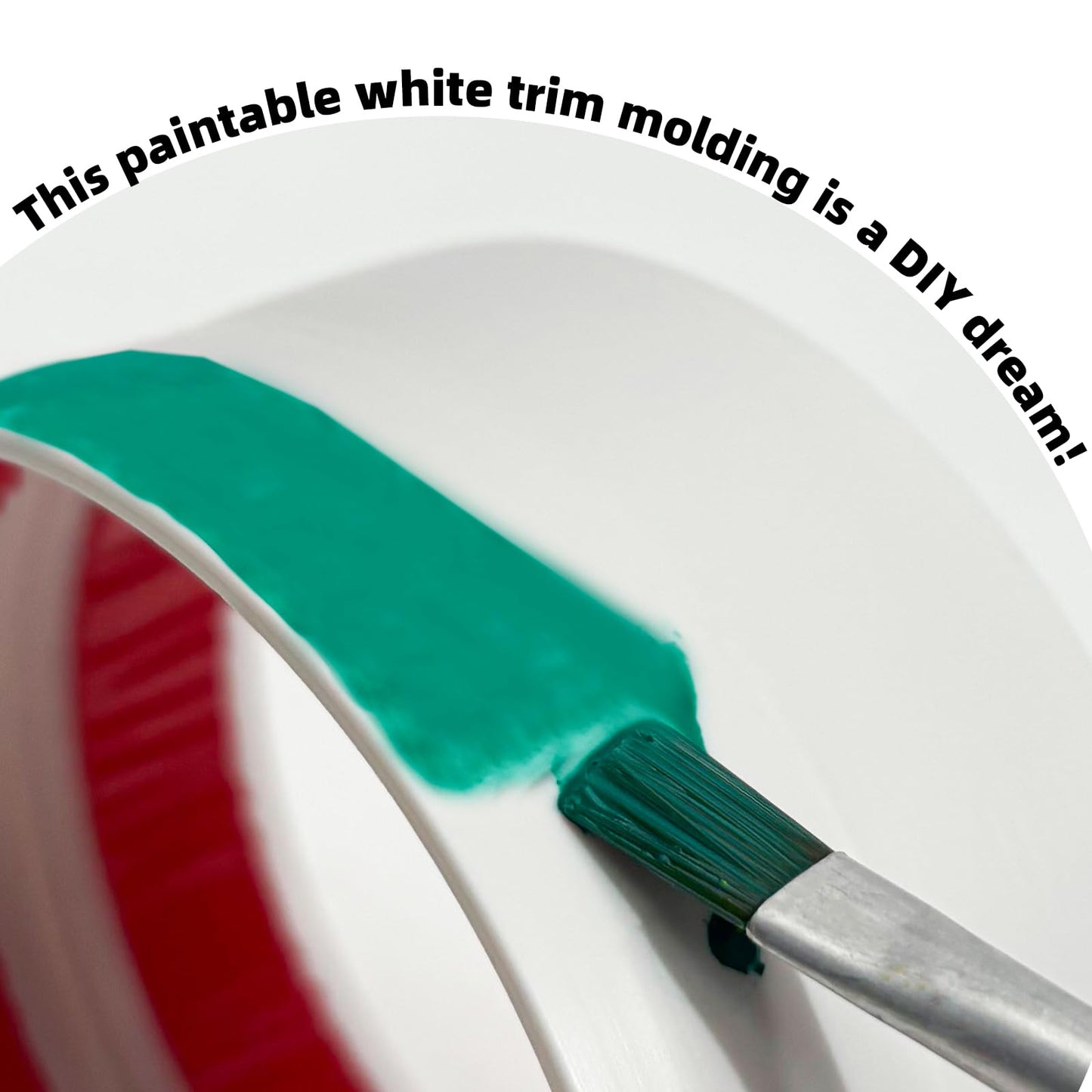 JSIWOTH 10Ft Peel and Stick Molding Trim, Flexible 0.79in Self-Adhesive Wall Trim, Inside & Outside Corner Protector, Baseboard Edge Guard for Walls, Windows, Tables, DIY Home Decoration