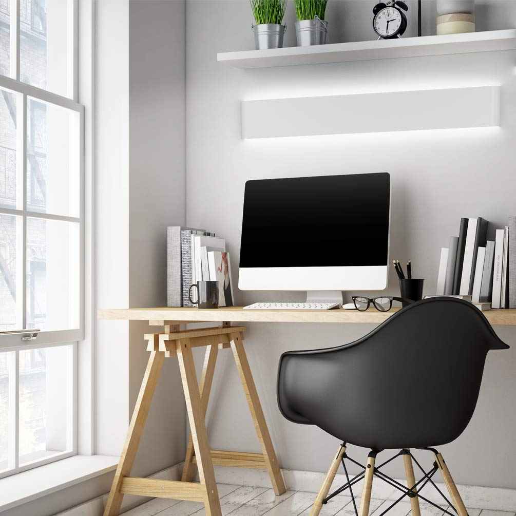 Aipsun 32.6 inch Modern Vanity Light Fixtures LED Bathroom Wall Light Up and Down Bathroom Lighting Fixtures Cool White 5000K