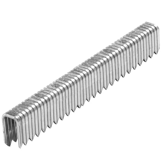 SITLDY 1000-Count 1/2 Inch Length, 18 Gauge 1/4 Inch Narrow Crown Staples, Heavy Duty Beveled Chiseled Pointed Galvanized Staples, for Pneumatic, Electric 18GA Stapler Gun