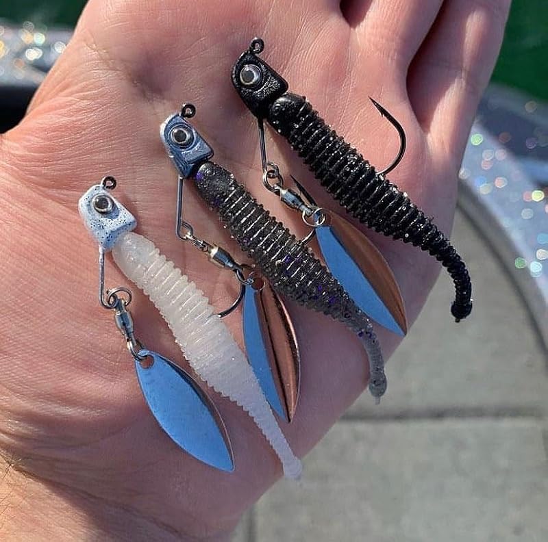 Finesse Drop Minnow - Green Pumpkin Black Flake | 2.75"