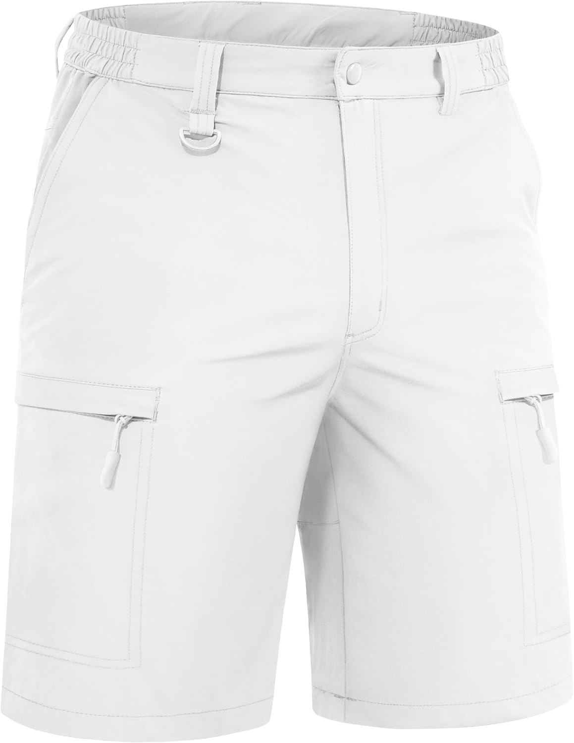 TACVASEN Men's Quick-Dry Hiking Cargo Shorts - Lightweight Tactical Design with Multi Pockets