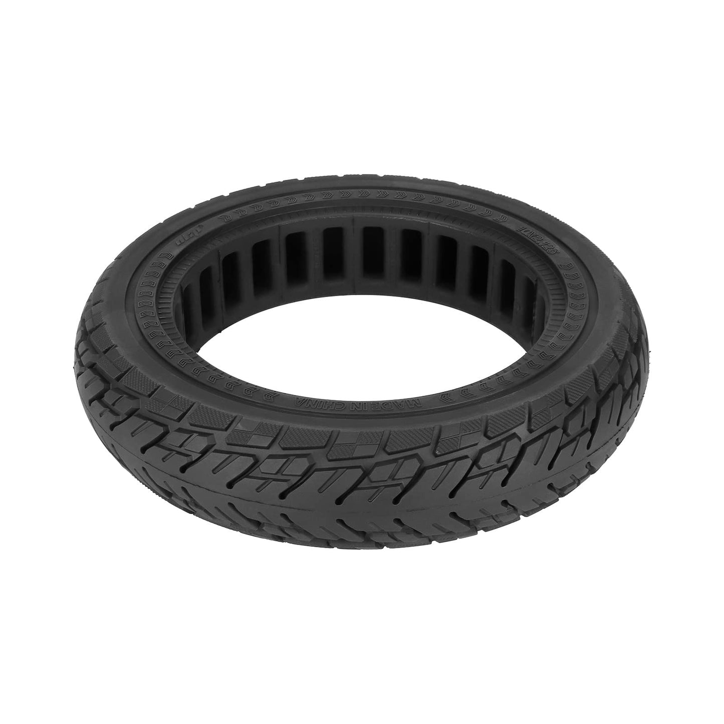 LHROPA 10 x 2.125 Honeycomb Tire, Air pocket tyre for Segway Ninebot F Series (F20 F25 F30 F40) D28U Electric Kick Scooter Wheel Parts