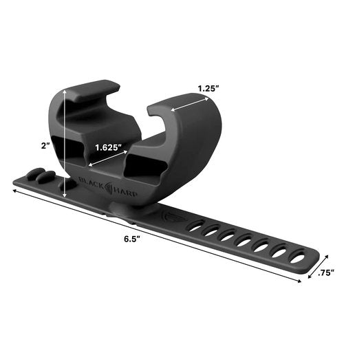 Black Harp Silicone Bike Phone Holder Designed for Peloton and Exercise Bike- Cell Phone Mount for Stationary Exercise Bike Accessories