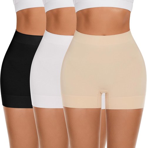 FRESBEIT Slip Shorts for Women - Anti-Chafing Boyshorts for Smooth Comfort | Versatile Under Dress Wear