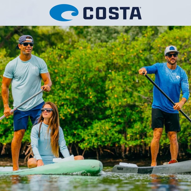 Costa Del Mar Sunglasses For Kids - Schoolie Kids Polarized Sunglasses - With UV Protection - Size 56 - Black/Gray 580P