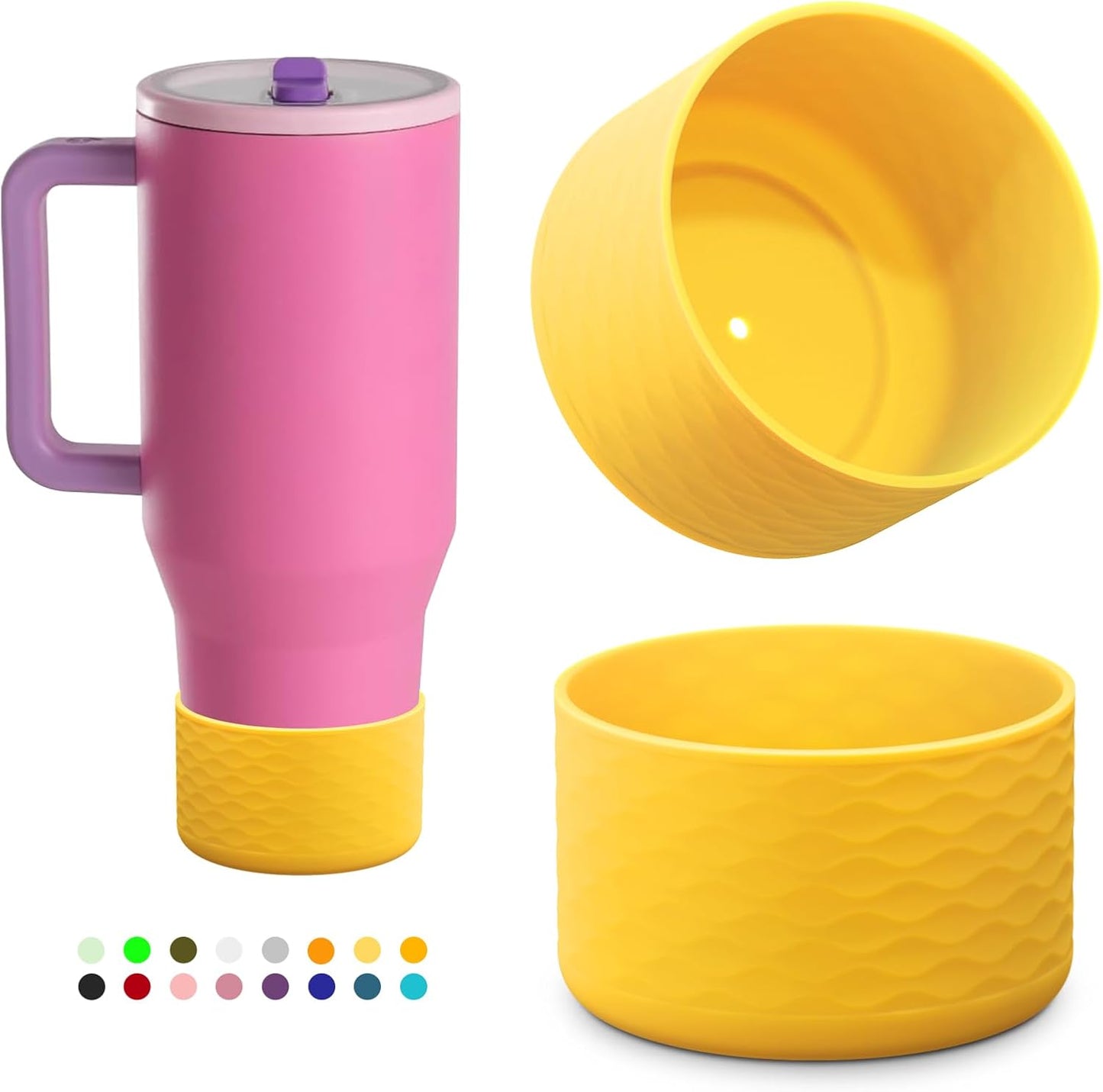 Yoelike Silicone Boot for Hydrojug 40 oz Tumbler - Anti-Slip Protective Sleeve | Dishwasher Safe, BPA Free