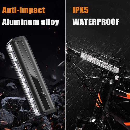 Best Bright Bike Light for Night Riding, 3250 Lumen Bicycle Light High Beam Low Beam, Rechargeable Bicycle Headlight Set, Waterproof Bike Headlight (1000Lumen)