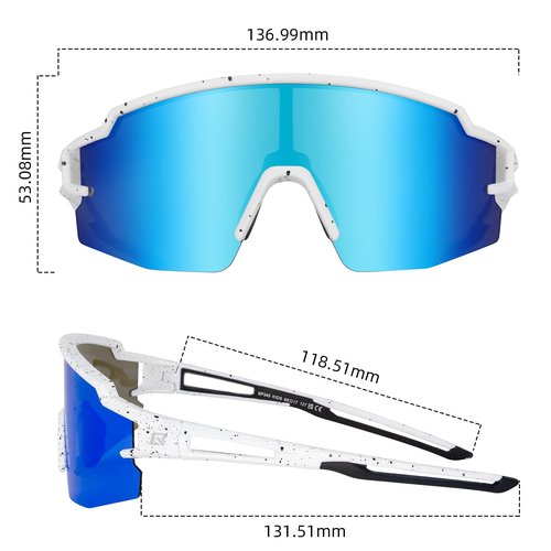 ROCKBROS Kids Sunglasses Polarized Youth Baseball Sunglasses Cycling Glasses UV400 Sports Glasses for Boys Girls Age 8-14