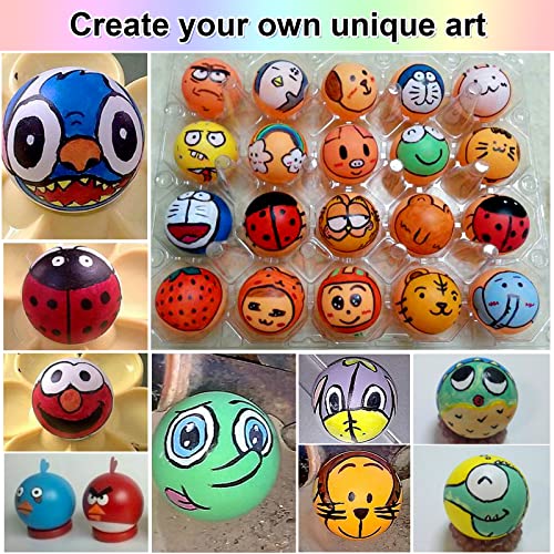 28 Pcs 40mm Colored Ping Pong Balls for Table Tennis & Crafts