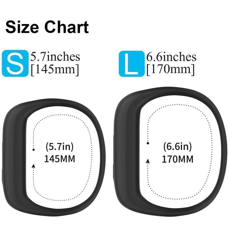 Band for Garmin Vivofit Jr/Vivofit Jr. 2, Soft Silicone Replacement Watch Band Strap for Garmin Vivofit Jr/Vivofit Jr. 2 Activity Tracker, Small, Large