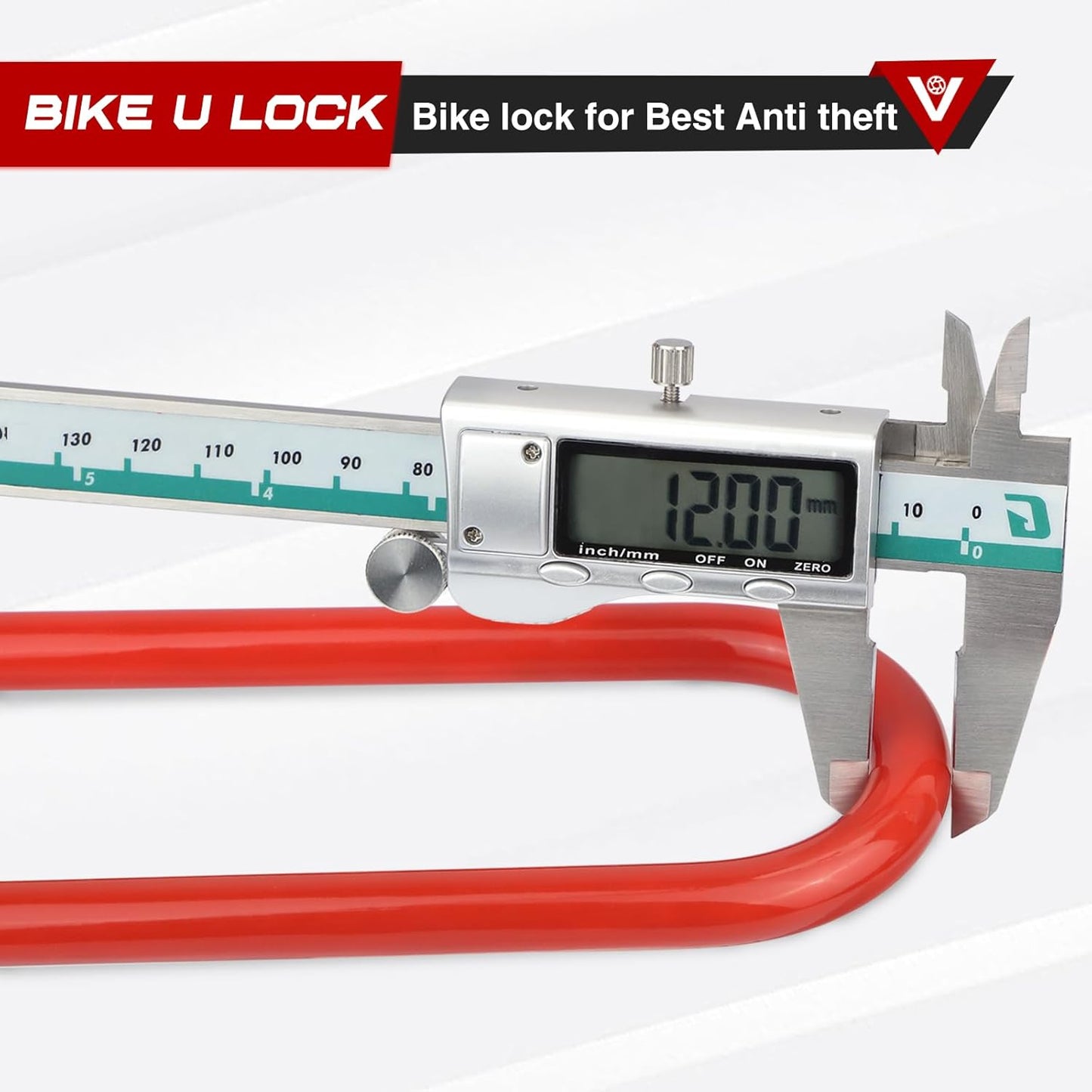 Skiennix Bike U Lock - Heavy-Duty 4-Digit Combination U-Shaped Bicycle Lock for Ultimate Security