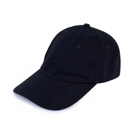 Efulgenz Black Baseball Caps Cotton Adjustable Size Workouts Dad Golf Cap