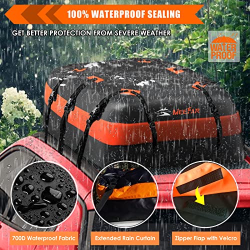 20 Cubic Feet Waterproof Rooftop Cargo Carrier Bag - Soft Shell Luggage