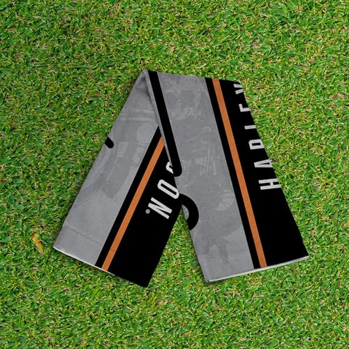 Vintage Stripes Rally Towel - 15x18 Soft Absorbent Polyester