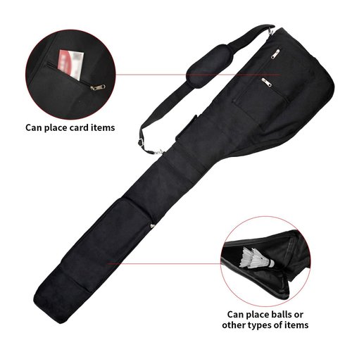Bejetca Sunday Golf Bag, Portable Foldable Golf Club Travel Bag, Holds 8-10 Golf Clubs, Waterproof Mini Carrying Golf Bag for Women, Men