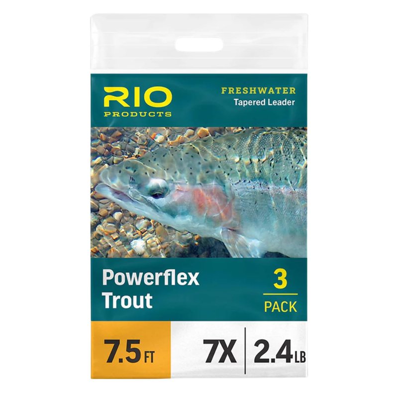 Rio: Powerflex Trout Leaders, 3 Pk, 9ft 4X