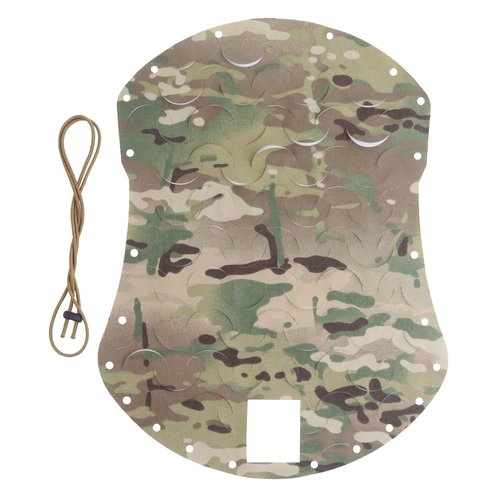 Cutting Type Breathable Mesh Tactical Helmet CoverTactical Fast Helmet Cover in Size M/L (Camo)