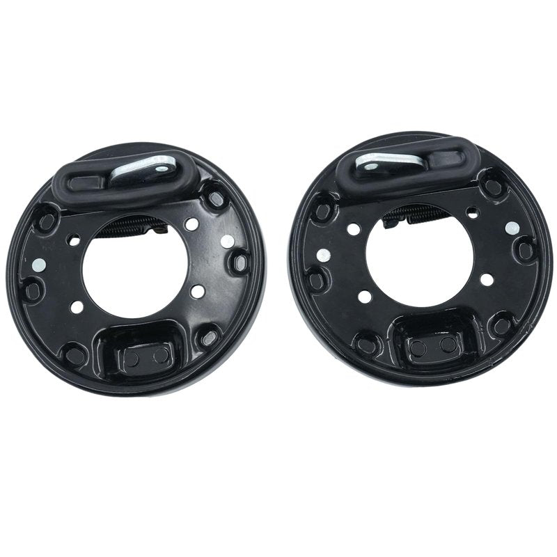 REVOTUNE Golf Cart Brake Drums Compatible with Yamaha G14 G16 G19 G20 G21 G22, EZGO TXT PDS Medalist Driver Side and Passenger Side Includes Brake Shoes OE 70998-G01 70998-G02