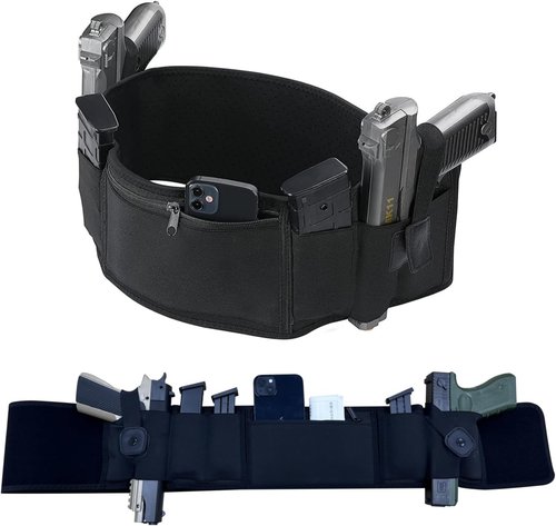 3-in-1 Holster by ComfortFit - Breathable Neoprene Waistband for Glock, Smith & Wesson, Taurus & More - Unisex Design