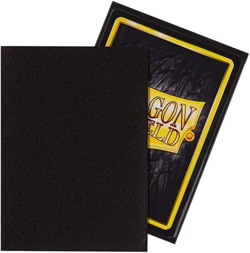 Dragon Shield Card Sleeves - Matte Black 100 CT - Smooth & Durable Protection for Pokémon, MTG & Digimon Cards