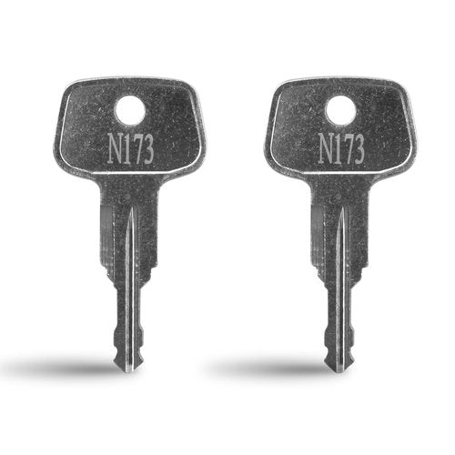 Hugexpen N173 Key Replacement for Thule Rack Core, Key Cylinder for Bike Rack Lock, Roof Cargo Lock, Roof Rack Locks, Cross Bars, Towers, Ski Rack Etc
