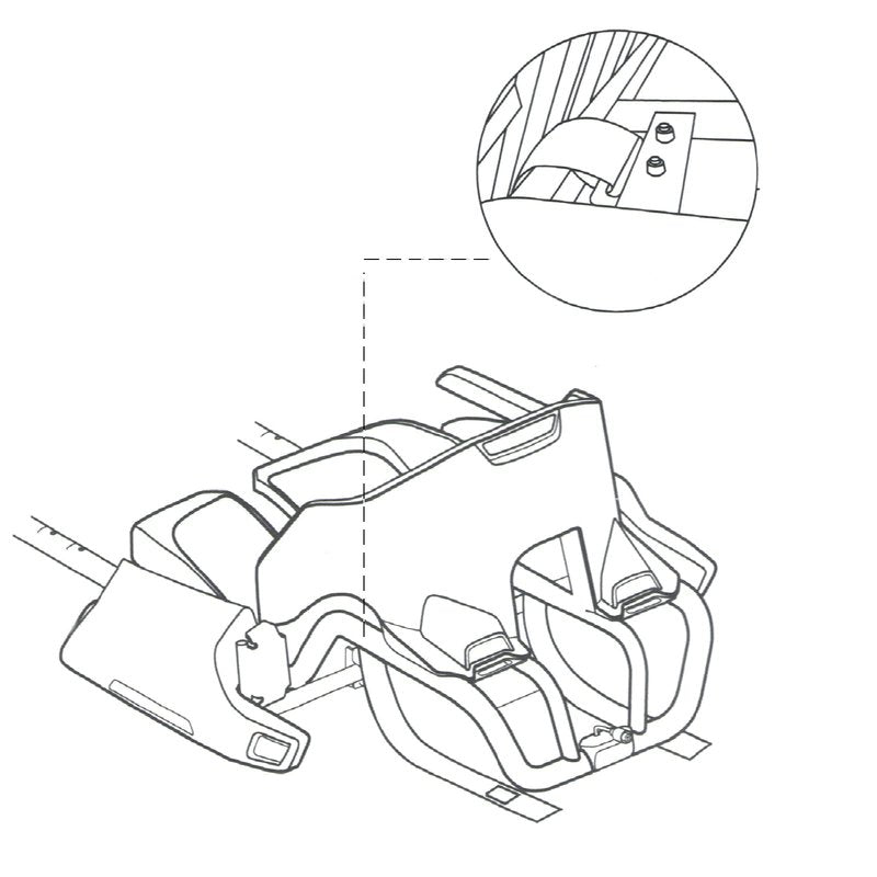 AULPACO Karting Straps Compatible with Segway Ninebot S MAX self-Balancing Scooters Gokart Kit Kart Bandage Accessories