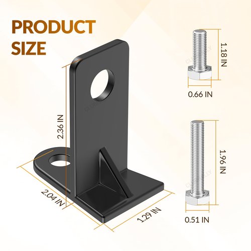 CLUBRALLY Golf Cart Seat Belt Bracket Mounting Kit, 2+2 Front Row Seat Belt Mounting Bracket Adaptor for 4 Passenger Club Car Precedent /Tempo/Onward