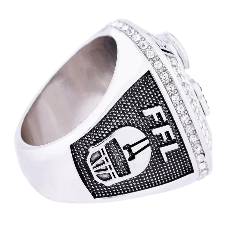 ZZXZJW 2026 Fantasy Football Championship Ring Trophy Award for Fantasy Football League Winner (Model 6, Size 11)
