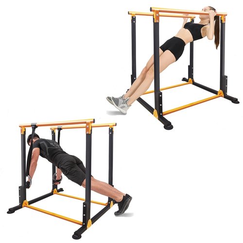 Cometofit Multi-Function Dip Stands Home Gym Parallel Bars Workout Dip Station Strength Training Fitness