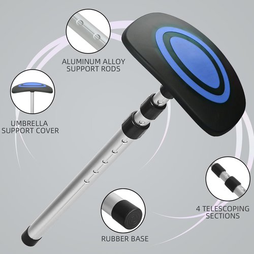 LOVACE Golf Travel Bag Support System, Golf Club Travel Protection Kit (Blue)